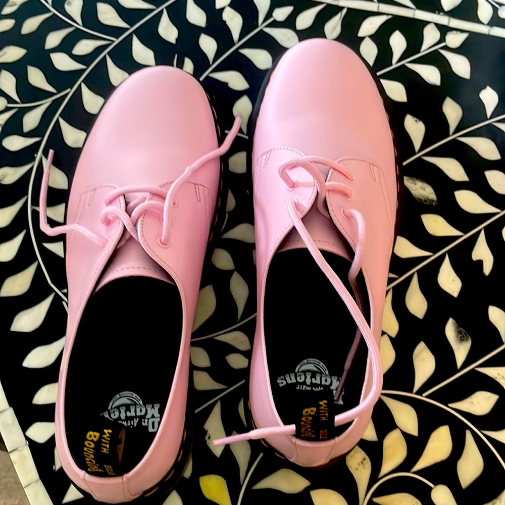 Dr Marten 1461 Smooth Leather Oxford Iced Pink Barbie 10